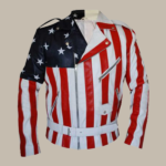 american flag leather jacket