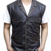 Men’s Tan Leather Bodywarmer