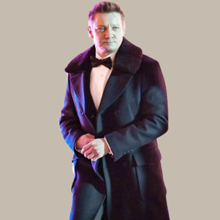 Hawkeye Jeremy Renner Black Trench Coat