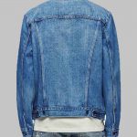 Rock men blue denim jacket