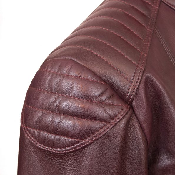 Ladies-burgundy-leather-biker-jacket-shoulder-detail-on-the-Wendy.jpg