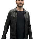 Brett Goldstein Black Leather Jacket