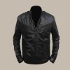 Mens Fast And Furious 6 Vin Diesel Black Leather Jacker