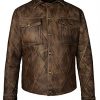 Kevin Costner Yellowstone Quilted Leather Jacket