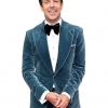 Jason Sudeikis Blue Velvet Blazer