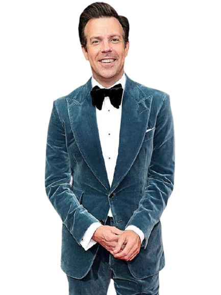 Jason Sudeikis Blue Velvet Blazer