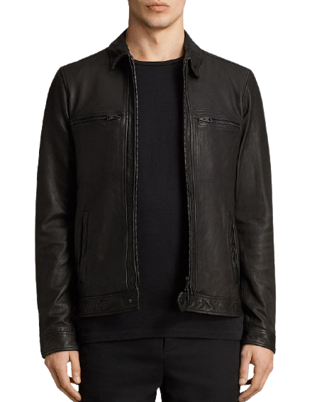 Brett Goldstein Black Leather Jacket